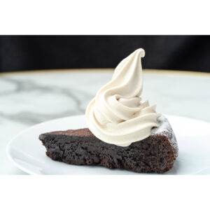 Gâteau moelleux au chocolat tiède